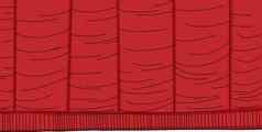 红色的阶段窗帘
