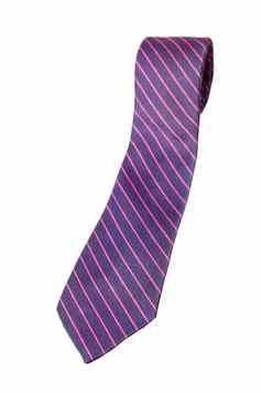 蓝色的粉红色的条业务脖子领带