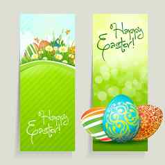 集复活节卡片鸡蛋