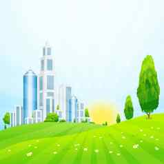 绿色景观城市