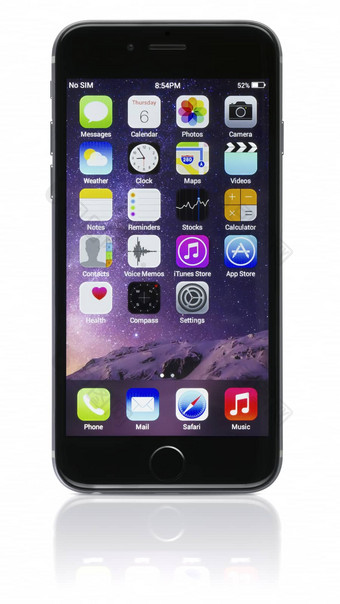 苹果空间灰色的iPhone