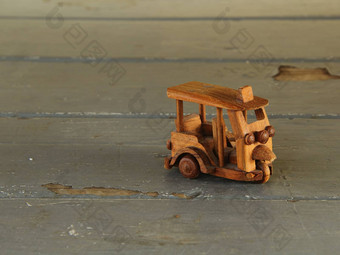 泰国三轮车木玩具