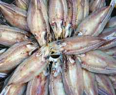 干鱼海鲜产品越南食物