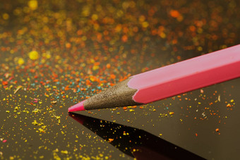 粉红色的铅笔