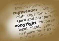 版权字典定义