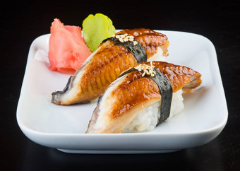日本厨房<strong>寿司鳗鱼</strong>背景