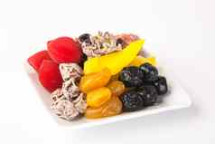 保存水果干水果食物零食背景