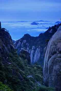 云雾sanqingshan山拍摄江西中国