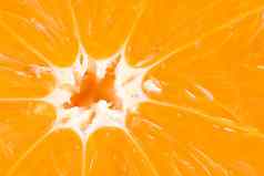 细节纹理新鲜的橙色水果