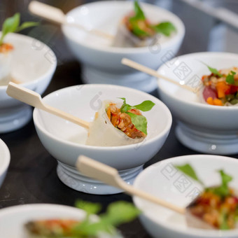 自助餐风格食物托盘系列餐厅图片