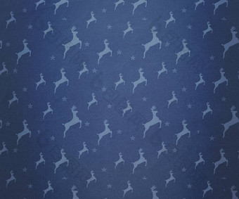 蓝色的驯鹿模式壁纸