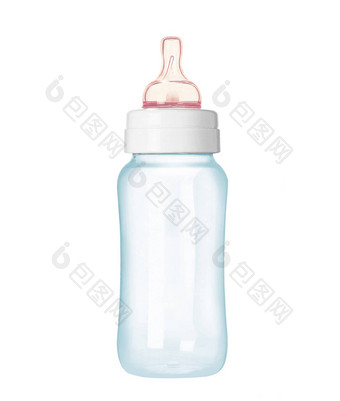 婴儿瓶孤立的白色背景