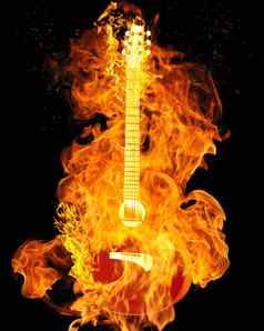 燃烧电吉他