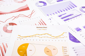 业务图表数据分析市场营销<strong>报告</strong>教育