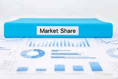 市场分享概念图图表业务报告