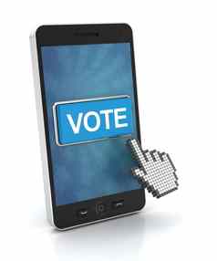 点击投票按钮智能手机渲染