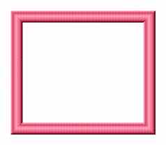 粉红色的照片框架