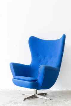 现代蓝色的椅子