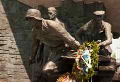 纪念碑华沙反抗世界战争