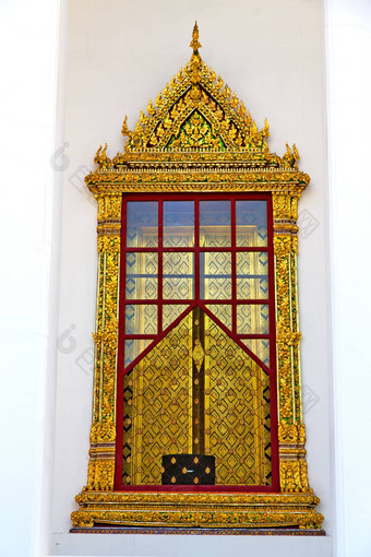 窗口黄金寺庙寺庙