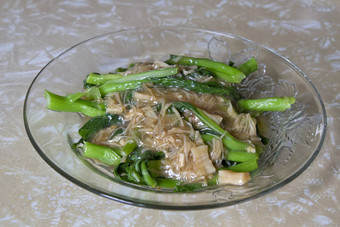 中国人蔬菜干扇贝