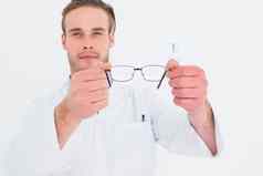 眼镜商显示眼镜眼睛测试