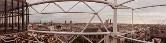 巴黎视图城市屋顶