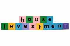 房子投资玩具块信