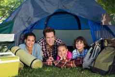 快乐家庭野营旅行帐篷