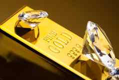 钻石黄金环境金融概念