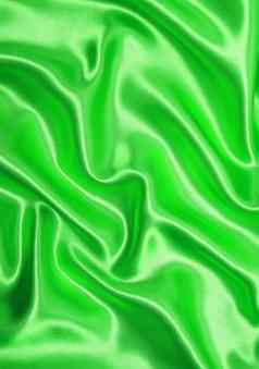 光滑的优雅的绿色丝绸缎背景