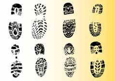 详细的shoeprints