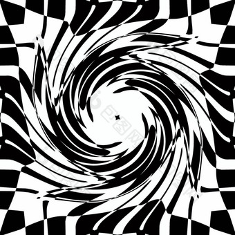 黑色的白色抽象螺旋