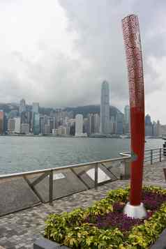 的观点摩天大楼在香港香港