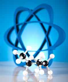 分子模型原子实验室玻璃