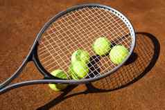 体育运动网球球拍球