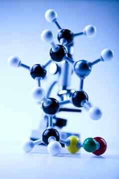 生物化学原子明亮的现代化学概念
