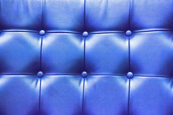 特写镜头纹理古董蓝色的皮革<strong>沙发背景</strong>