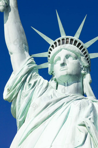 细节雕像自由国家纪念碑纽约美国