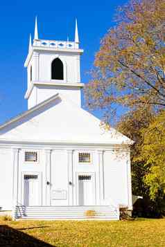 教堂布里斯托尔缅因州美国