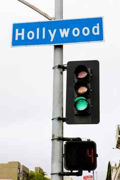 信号量好莱坞这些洛杉矶加州美国