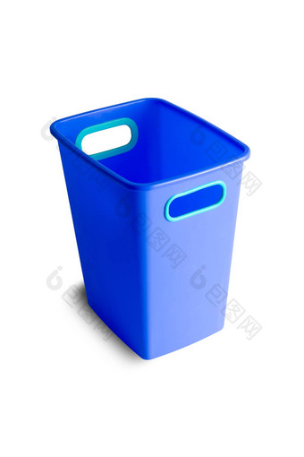 蓝色的<strong>塑料桶</strong>绿色处理