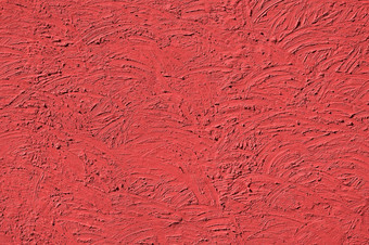 纹理光红色的墙画大不稳定的中风