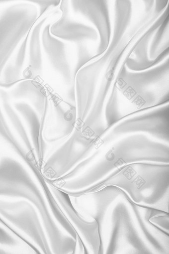 光滑的优雅的白色丝绸缎婚礼背景