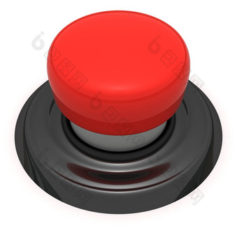 大红色的按钮