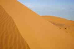 沙漠沙丘摩洛哥色彩斑斓的充满活力的旅行主题