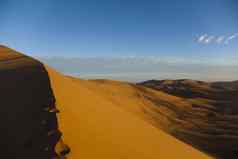 沙丘摩洛哥撒哈拉沙漠色彩斑斓的充满活力的旅行主题