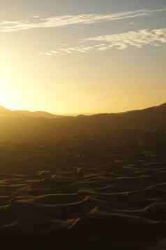 沙丘摩洛哥撒哈拉沙漠色彩斑斓的充满活力的旅行主题