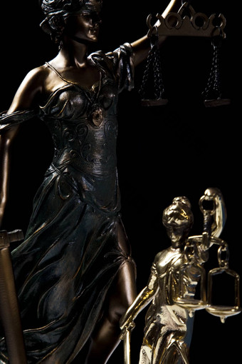 雕像夫人正义法律概念