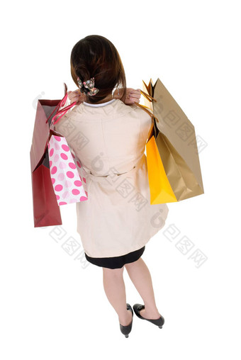 购物业务女人